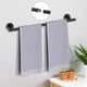 thumbnail image 2 of Juego De Accesorios Para Baño Negro De 7 Piezas De Acero Inoxidable, 2 of 7