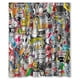 thumbnail image 1 of Cortina de ducha de la colección Superhero Brands, juego de cortina de baño con ganchos, tamaño 60 x 72 pulgadas, 1 of 3