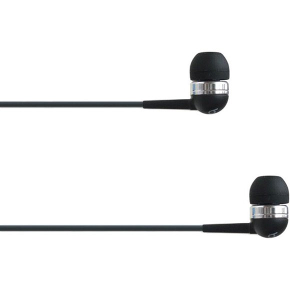 Auriculares intrauditivos 4XEM negros con cable, 16 Ω, 20 Hz‑18 kHz, 1,1 m
