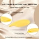 thumbnail image 5 of Presiona las uñas JOYVVEW, cuadradas medianamente largas, de color amarillo brillante, 5 of 7