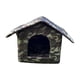 thumbnail image 5 of Casa para gatos al aire libre, camas impermeables para gatos domésticos, perrera para perros pequeños, casa para gatitos, muebles de invierno, refugio , camuflaje Verde, 5 of 5