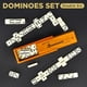 thumbnail image 3 of Juego de dominó Queensell Dominos Double 6 con funda de madera para adultos, 3 of 9