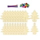 thumbnail image 2 of Juego De Pintura De Rodajas De Madera De árbol De Navidad, Juego De Pintura DIY Para Decoración Navideña, Juego De 10 Uds., 2 of 3