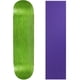 thumbnail image 1 of Tabla de skateboard Moose 8.25" verde con grip morado, 1 of 1