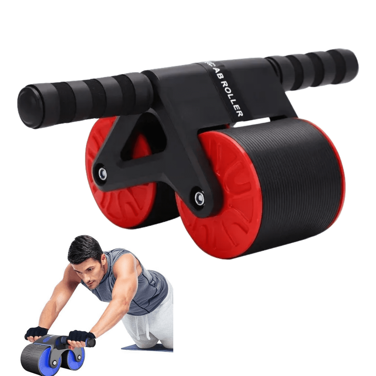 Genérica - Rueda Abdominal Doble Plegable Para Ejercicio Fitness Gym