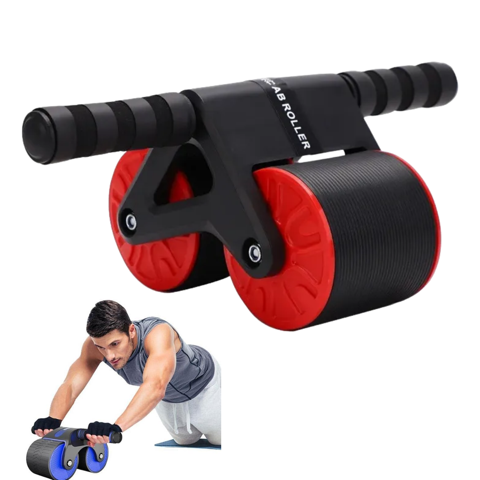 Genérica - Rueda Abdominal Doble Plegable Para Ejercicio Fitness Gym