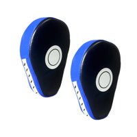 Ioensy - Almohadilla De Mano De Entrenamiento Almohadilla De Boxeo Duradera Para Artes Marciales Mma Azul Negro 2 Piezas