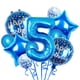 thumbnail image 1 of Decoración con globos de Chaungfu para fiesta de quinto cumpleaños, 11 unidades, azul, 1 of 5