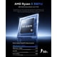 thumbnail image 3 of Mini PC KAMRUI Ryzen 5 8 GB DDR4 256 GB SSD con Windows 11, 3 of 9