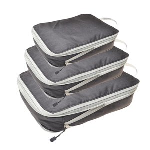 Bothyi - Organizador De Equipaje Impermeable De 3 Piezas, Bolsas De Almacenamiento De Ropa Ligeras, Color Negro