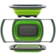 thumbnail image 1 of Colador plegable Colander QiMH sobre fregadero de 6 litros con asa, 1 of 9