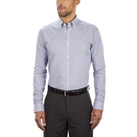 Camisa De Vestir Tommy Hilfiger, Ajustada, A Cuadros Vichy, No Planchados, Para Hombre