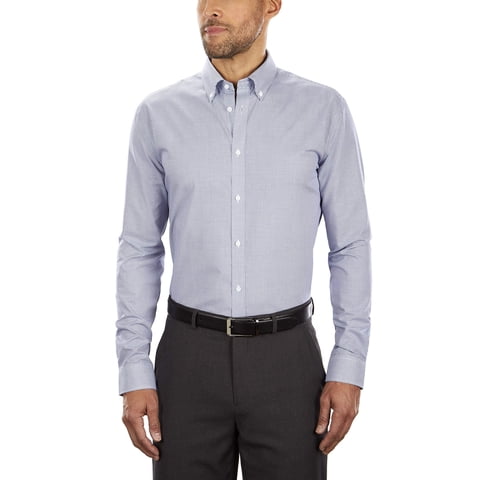 Camisa De Vestir Tommy Hilfiger, Ajustada, A Cuadros Vichy, No Planchados, Para Hombre