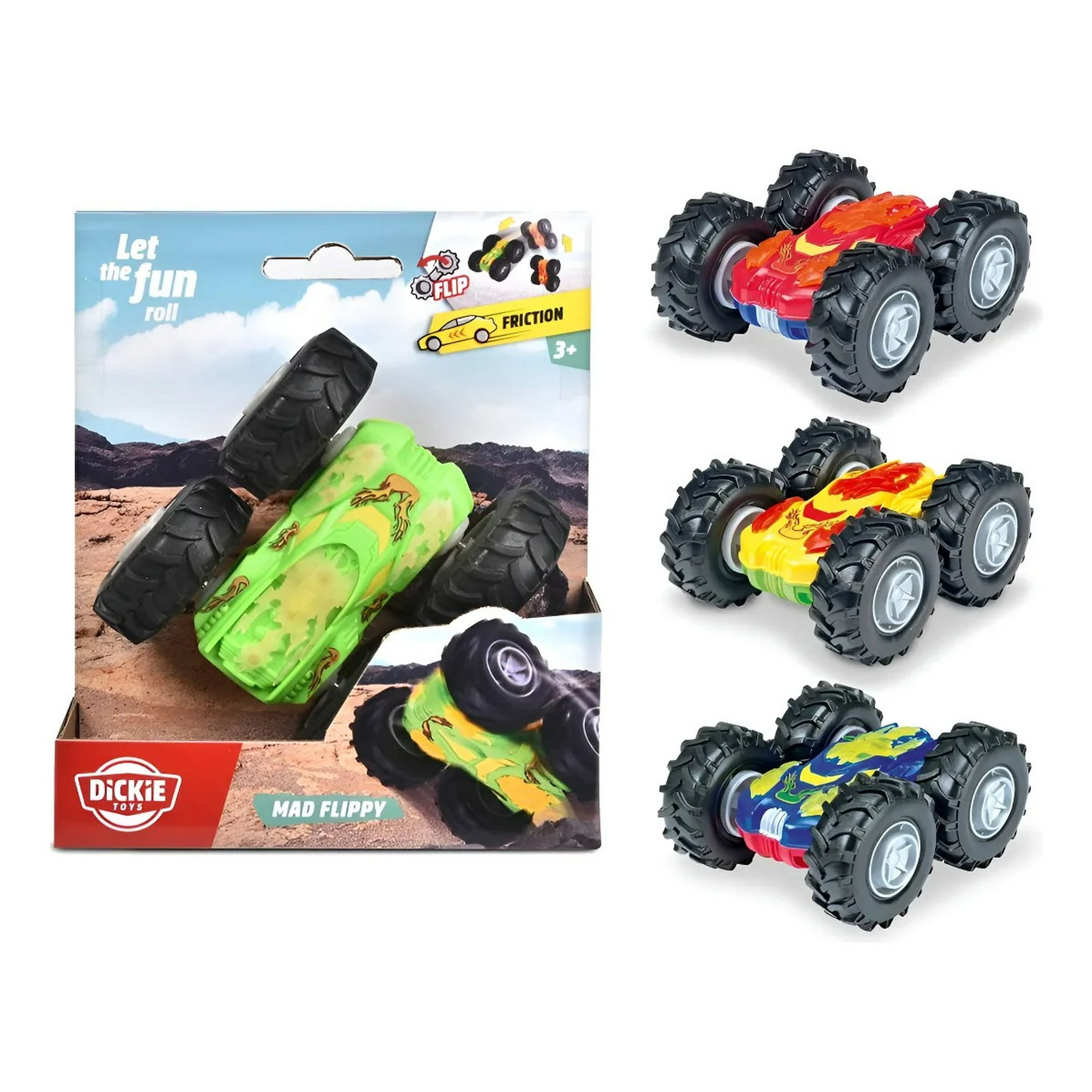 Dicki Toys - Monster Truck Mad Flippy | Auto Acrobático Dickie Toys