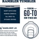 thumbnail image 4 of Vaso térmico YETI Rambler de 887 ml de acero inoxidable con tapa aislante, 4 of 8