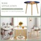 thumbnail image 3 of Bella De La Bella Y La Bestia theme Fitted Round Tablecloths Elastic Edged Table Covers Waterproof Table Cloth For Kitchen Holiday Party Tables Decor 120cm, 3 of 6