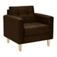 thumbnail image 2 of Sofa Retro 1c Felpa 05 Chocolate, 2 of 6