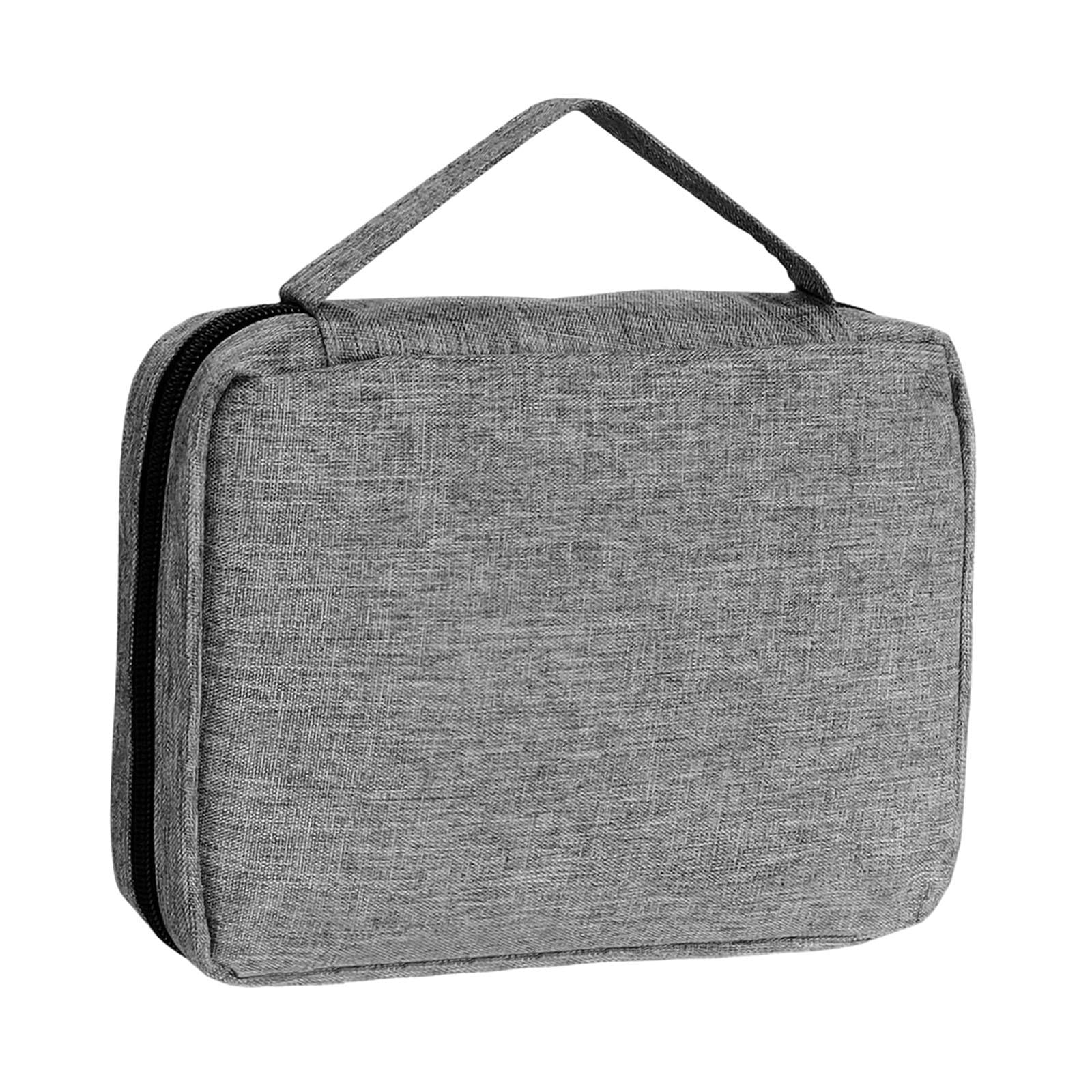 Magideal - Estuche Organizador De Correas De Reloj Para Hombres Y Mujeres, Portátil, Para 20 Correas De Reloj, Bolso De Mano, Estuche De Transporte, Bolsa Organi Gris