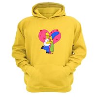 Genérico - Polerón Canguro Familia Amarilla Amarillo Talla M Unisex