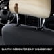 thumbnail image 4 of Donde viven los monstruos Funda Protectora Universal para Reposacabezas de Coche, Funda Elástica para Reposacabezas de Asiento de Auto, Funda de Tela Antipolvo, Accesorios de Interior 2 Piezas, 4 of 6