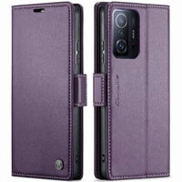 Caseme Tipo Cartera Xiaomi 11T/11T Pro Con Cierre Magnético, Rfid, Tarjetero, Soporte, Carga Inalámbrica