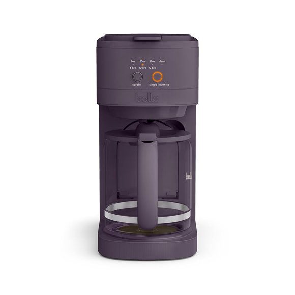 Cafetera BELLA 2 en 1 K-Cup 60 oz Ciruela