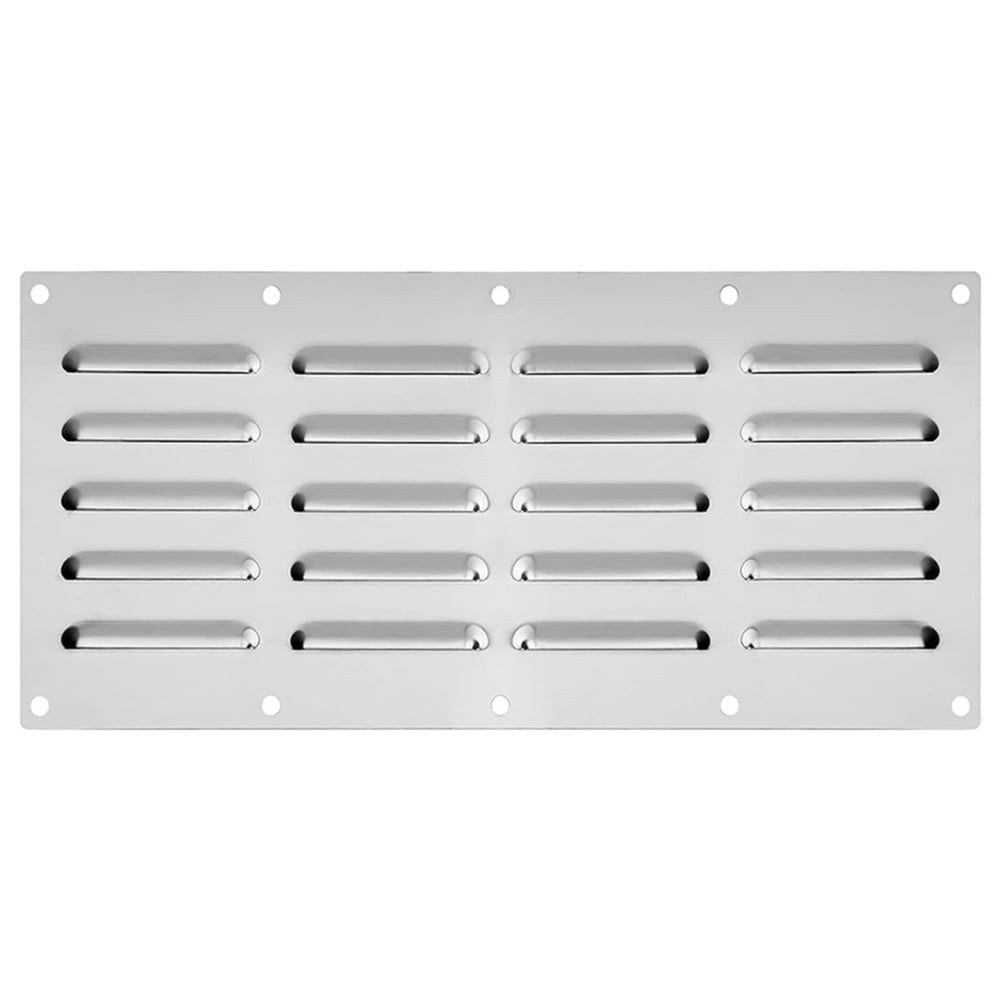 Xusx111 - Panel De Ventilación De Acero Inoxidable Para Accesorio De Parrilla, 13.5in X 5.25in; Panel De Ventilación Para Accesorios De Parrilla Cubierta De Ventilación De Acero Inoxidable Ventilación