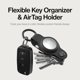 thumbnail image 2 of Llavero KEY SMART Soporte para AirTag de Cuero Vegano Negro, 2 of 9
