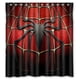 thumbnail image 1 of Cortina de ducha de baño con diseño de superhéroe Spider-Man de dibujos animados, con ganchos, tamaño 66 x 72 pulgadas, 1 of 3