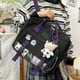 thumbnail image 2 of Japanese Style High School Teenage Girls Backpack Transparent Itabag Women Handbags Shoulder Bag Student Book Bag Crossbody Bag, 2 of 3