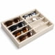 thumbnail image 1 of Organizador de Gafas de Sol Amzlink de 8 Ranuras – Bandeja de Terciopelo Beige, 1 of 7