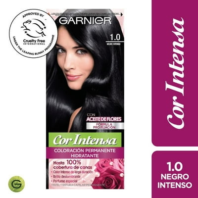 Coloración Cabello 1.0 Negro Intenso Cor Intensa Garnier
