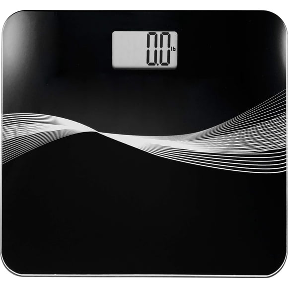 Báscula de baño Optima Scale, robusta, grande, capacidad de 200 kg