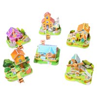 Bothyi - Kits De Construcción De Modelos Diy De 6 Piezas, Rompecabezas 3D De Habilidades Motoras Educativas A Partir De 3 Años