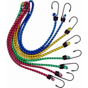 Genérico - Pack 6 Cuerda Elastica 1.68M Equipaje Eslinga Amarre Pulpo Surtido