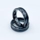 thumbnail image 1 of Anillo en blanco de cerámica de 8 mm, núcleo negro para joyería con incrustaciones, 1 of 4
