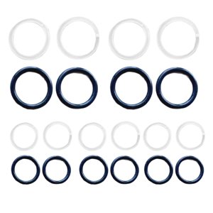 Ioensy - Accesorios De Gato Hidráulico Roscados Al Este Para Instalar Varilla De Presión Tornillo Fijo Anillo De Sello De 13Mm 20 Piezas