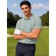 thumbnail image 4 of INSPIRE CHIC Camisa Polo de Hombre de Manga Corta Elástica Sólida Casual para Golf S Gris Claro, 4 of 5