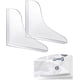 thumbnail image 1 of Protector contra salpicaduras de ducha, protector contra salpicaduras autoadhesivo para esquinas de bañera, protector de agua de ducha transparente acrílico, protector de borde de bañera de baño refor, 1 of 7