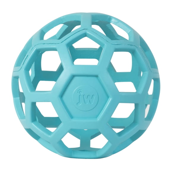 Pelota de rompecabezas para perros JW Pet Hol-ee Roller™ de caucho natural