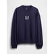 thumbnail image 5 of Sudadera GAP para hombre, cuello redondo, cuello redondo, nueva, azul marino, talla S, 5 of 5