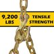 thumbnail image 5 of Cadena de Carga KNOX Industrial 3/8"x6m G70 9200 lbs Paquete de 2, 5 of 5