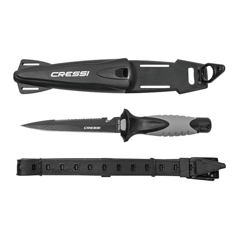 Cressi - Cuchillo Táctico De Buceo Finisher