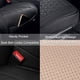 thumbnail image 4 of Funda de asiento de coche Black Panther Luxury de piel sintética en la parte delantera, 4 of 7