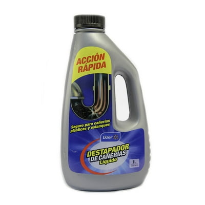 Destapa Cañerías Líquido Botella 1 L Lider