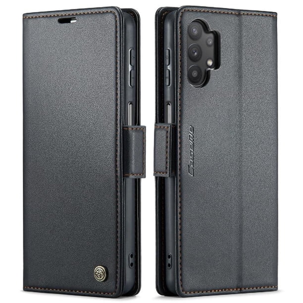 CaseMe tipo cartera Samsung Galaxy A32 5G con cierre magnético, RFID, tarjetero, soporte, carga inalámbrica