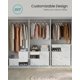 thumbnail image 5 of Organizador de Zapatos SONGMICS de 8 Niveles Ajustable para 32 Pares Blanco Nube, 5 of 8