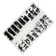 thumbnail image 5 of 500 Piezas 18 Tama?os Mini Tuercas De Tornillo A Prueba De óxido Universales Para Notebook Glass Style D, 5 of 5