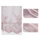 thumbnail image 3 of Xiao Hua Cortina de Encaje con Bordado de Flores, Cortina Corta Translúcida con Hilo de Encaje, Adecuada para Decoración de Dormitorio y Cocina, Rosa, 1 Pieza, 29.13 x 24.02 Pulgadas, 3 of 4