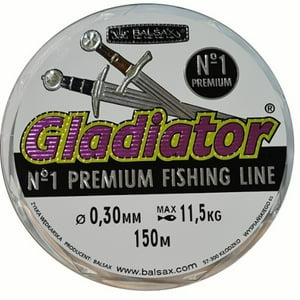 Balsax - Nylon De Pesca 0,30 Premium Gladiator 150Mts 11,5Kilos Resta